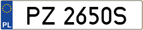 Truck License Plate